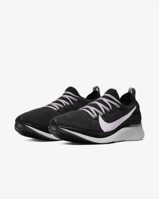 S.G NIKE W ZOOM FLY FLYKNIT 黑粉慢跑編織緩震輕量女鞋AR4562-001