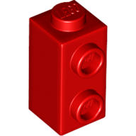 [ mama baby ] 全新 樂高 LEGO 6187620-32952 紅色 1x1x1 2/3 側接磚