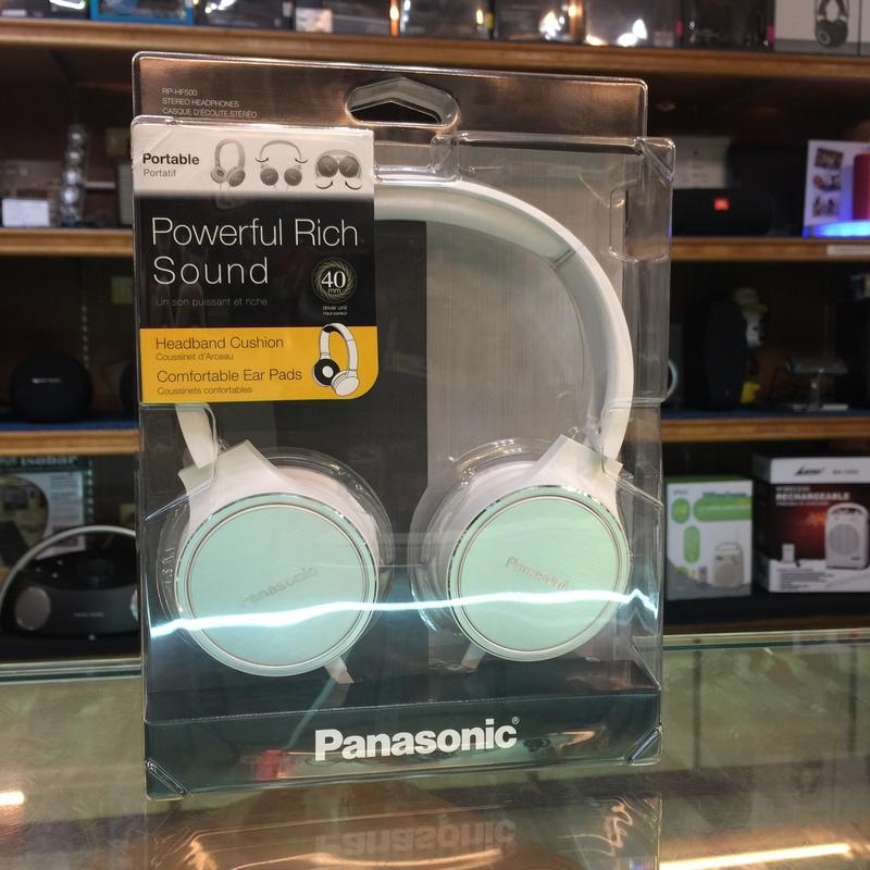 視聽影訊 公司貨保固1年 實體店面 Panasonic國際 RP-HF500 時尚造型可摺疊 重低音耳罩式耳機 2色