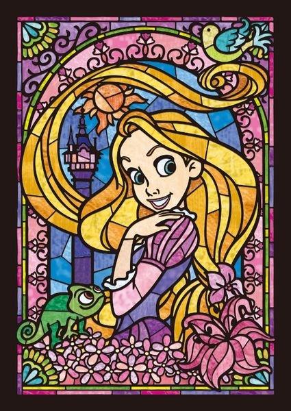 日本正版拼圖 迪士尼 長髮公主 Rapunzel 樂佩 魔髮奇緣 266片透明塑膠拼圖，DSG266-748
