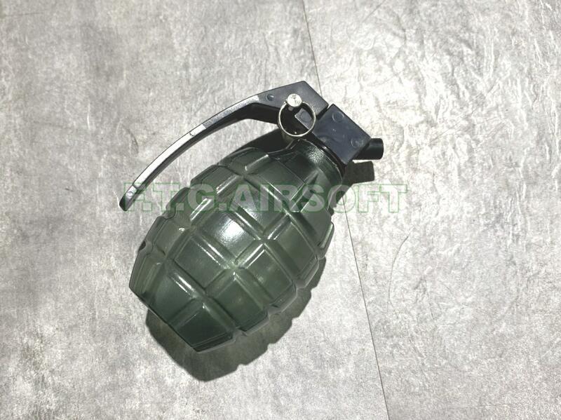 <FOOL>現貨 手榴彈 造型 BB彈 空罐 6mm  ABS 材質 按壓式 填裝 仿真 裝飾 造型