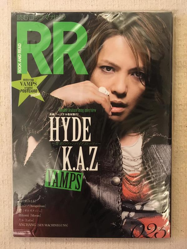 現貨 HYDE（ VAMPS、K.A.Z）封面 ROCK AND READ 025