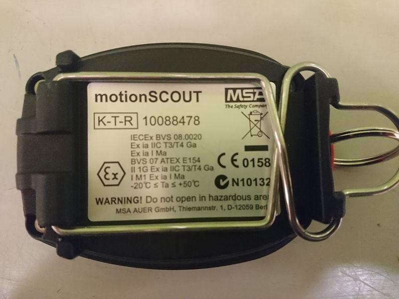 ☆捷成儀器☆MSA MotionScout 個人警報器局限空間生命感知器警示器