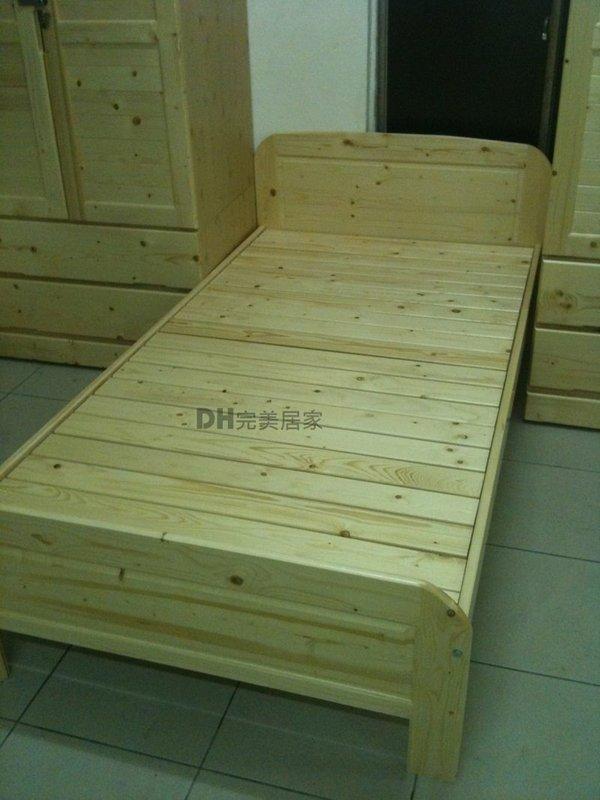 【DH】貨號HC001《經典》3.5尺松木單人床架※實木床板※另有5尺˙實品拍攝˙真材實料