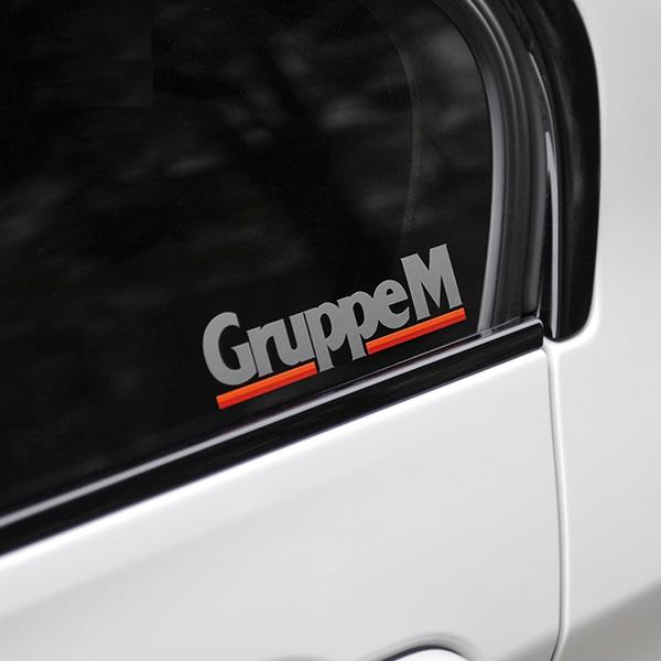 萊特 汽車貼紙 2020年新款  GRUP進氣改裝貼紙 3M 反光貼紙 F30 F35 BMW 後窗