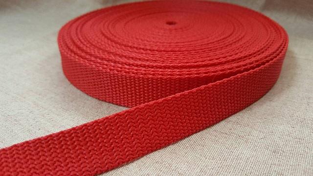 『 永富 』20mm (6/8吋) 紅色 織帶 台灣製造,另有 織帶車縫,織帶加工,機械化裁剪服務