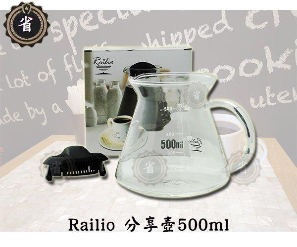 ~省錢王~RAILIO 分享壺 500ml 冷水壼 水壼 茶壼 玻璃壼 咖啡壺