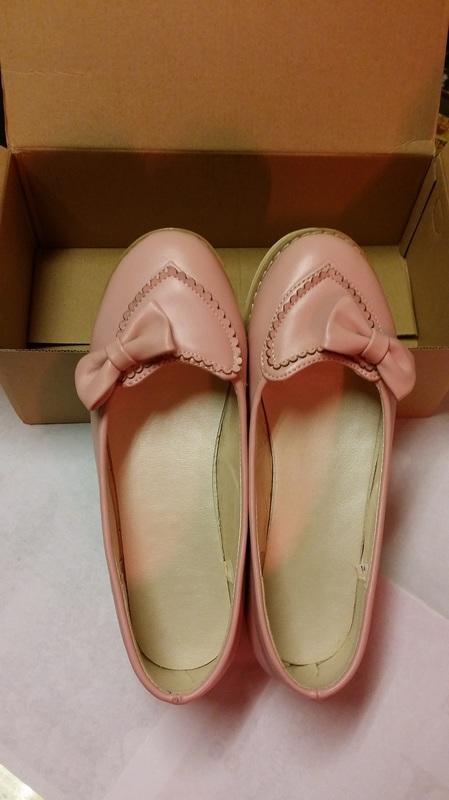 甜美可愛圓頭包鞋-粉色