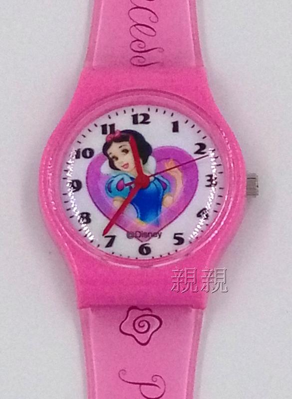 【可愛兒童女生卡通大手錶】迪士尼白雪公主．日本機心㊣版