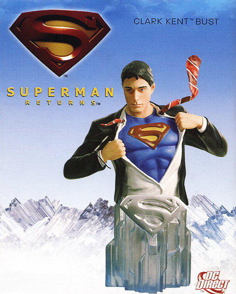 DC Direct Superman Returns 超人再起胸像 Man of Steel 鋼鐵英雄