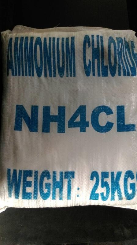 氯化銨 Ammonium Chlorios  25公斤特價只要600元