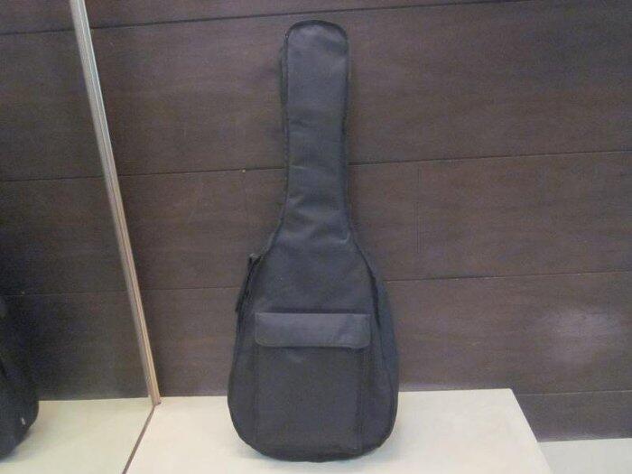 【棋琴樂坊】(買送彈片)~全新~加厚34吋民謠吉他袋 旅行吉他袋 可雙肩背帶+手提(內襯約10mm泡棉)適用:民謠吉他