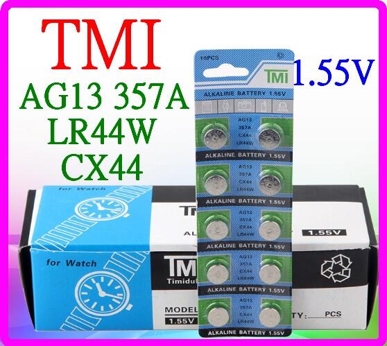 誠泰電腦】LR44W AG13 357A CX44 SR44 1.55V 鈕扣電池水銀電池手錶電池