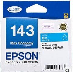 EPSON 143 T1432 原廠藍WF-7011/WF-7511/WF-7521/WF-3521/3541