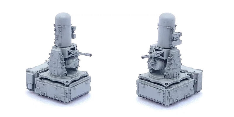 1/350 MK-15方陣快炮 含四種型態 Block 1A+Block 1B 2組裝 3D列印