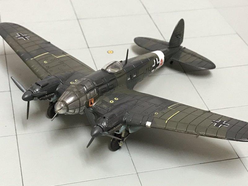 1/144 德國空軍二戰 He111 H-6.5轟炸機 第26轟炸團第5中隊 完成品