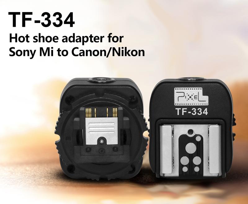 【攝界】PIXEL TF-334 熱靴轉接座 通用熱靴轉 SONY MI熱靴 A7 A7R CANON NIKON