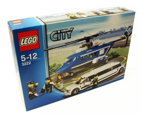=龍次商城= 樂高 LEGO 樂高 city 城市系列 3222 直昇機及豪華轎車