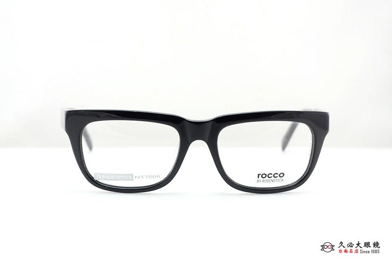 【台南名店久必大眼鏡】德國品牌 rocco by Rodenstock 經典復刻回歸 光學膠框眼鏡 RR414 (黑)