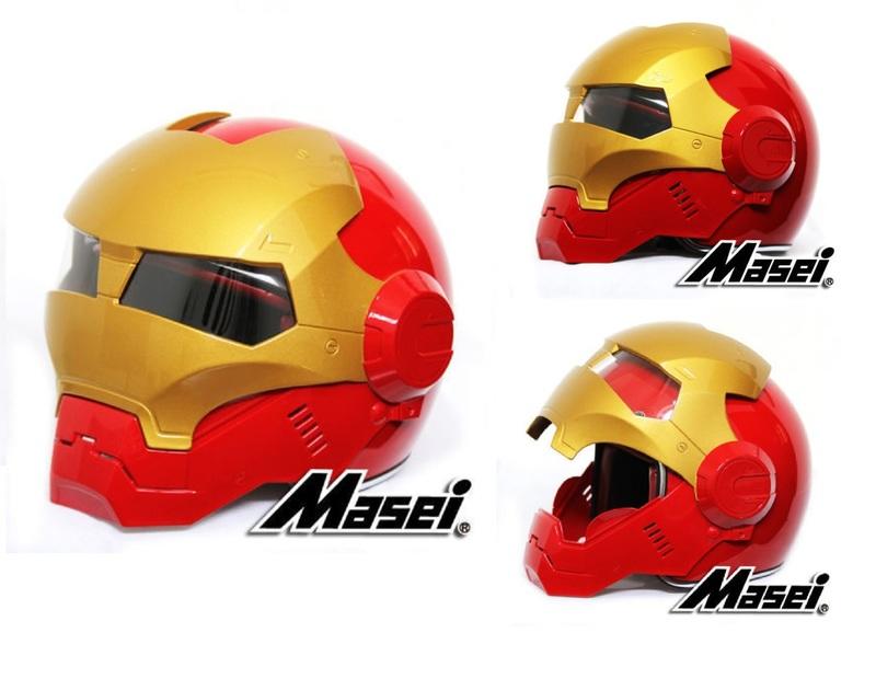 【童樂會】漫威 復仇者聯盟 鋼鐵人 IRON MAN Masei 610 摩托車 造型 安全帽 頭盔 DOT認證