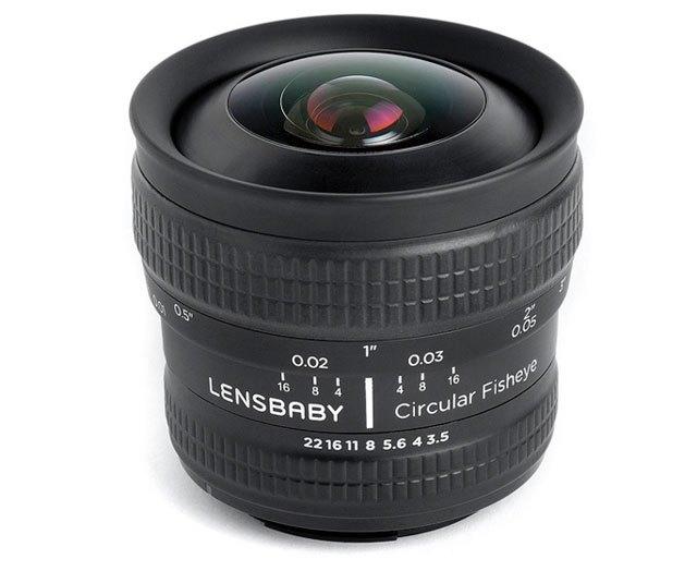 【3D數位館】LENSBABY 魚眼鏡頭 Circular Fisheye 5.8mm F3.5 Nikon、Canon