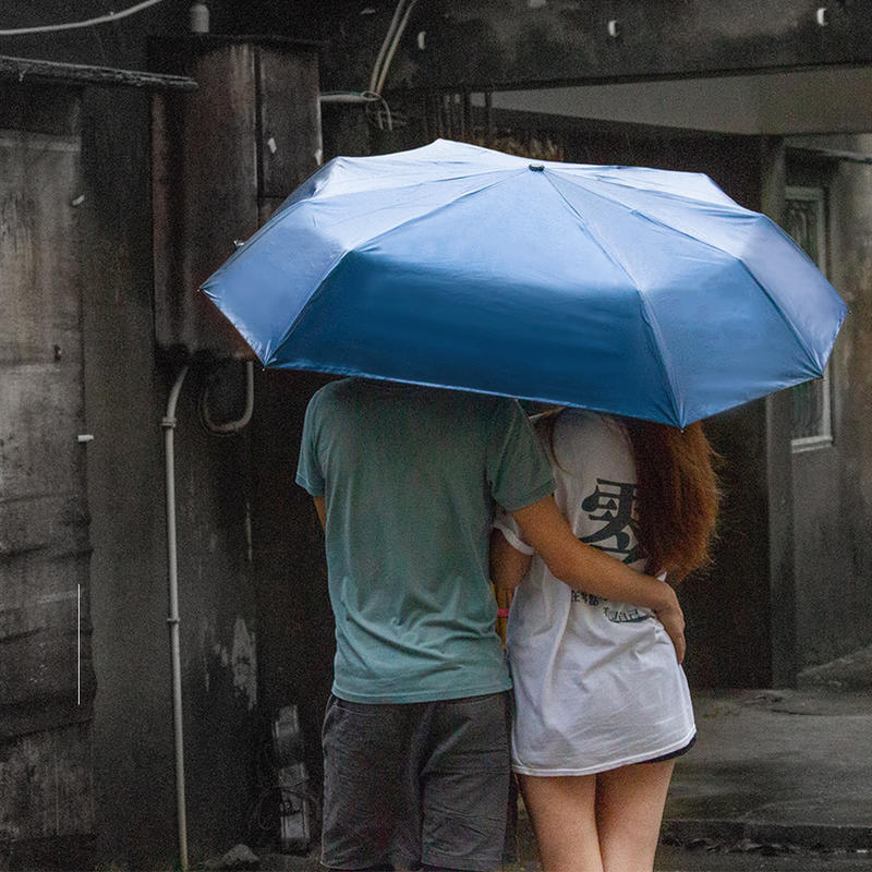 雙龍TDN 超防曬親子雙人自動開收雨傘 折傘 降溫抗UV