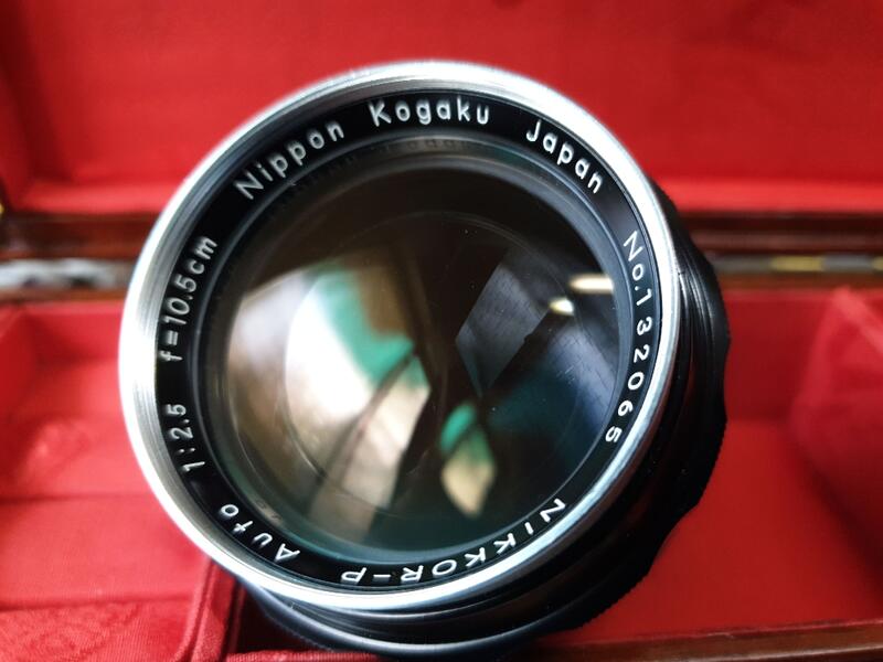 Nikon Nkkor-P. 10.5cm F2.5 阿富汗少女鏡“稀少公分鏡”(已改Ai)