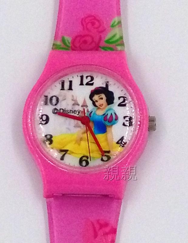 【可愛兒童女生卡通大手錶】迪士尼白雪公主．日本機心㊣版