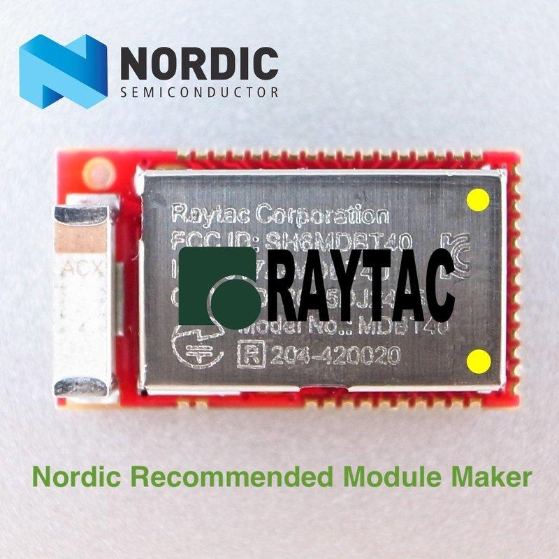 nRF51822模組NordicBLE Module藍牙 4.2BT 4.2低功耗台製模塊RaytacMDBT40R