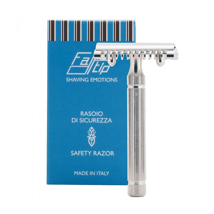 義大利 Fatip 42100 經典款 雙刃安全刮鬍刀（開放式刀頭）傳統復古老式雙面安全刮鬍刀