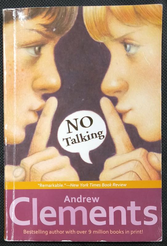 ＊June's特賣會3館＊【二手】《NO TALKING》Andrew Clements【9781416909842】