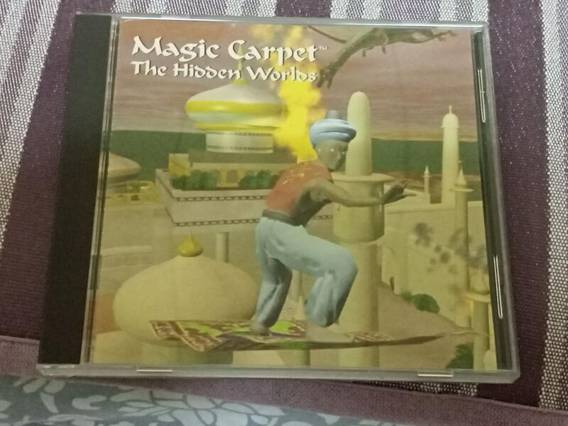 正版電腦遊戲 --牛蛙 - MAGIC CARPET 魔法飛毯 (含英文版手冊) DOS光碟版