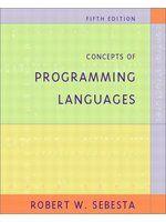 《Concepts of Programming Languages (5th Edition)》ISBN:0201752956│Addison-Wesley│Robert W. Sebesta│五成新