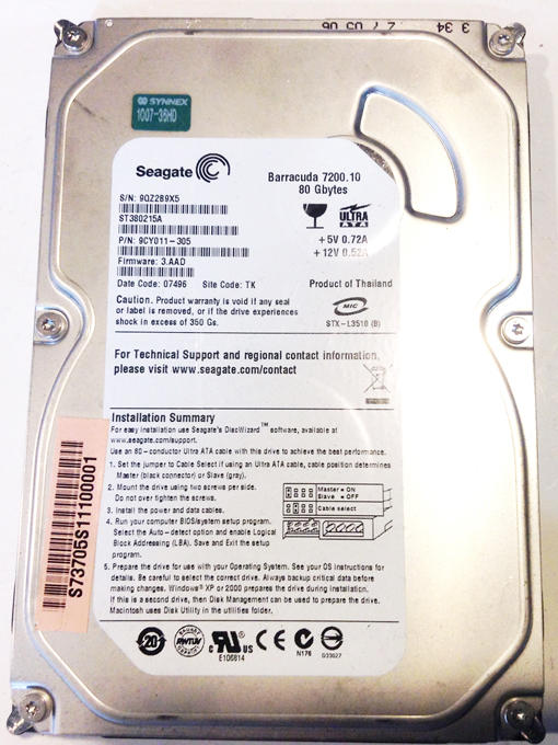 硬碟 Seagate ST380215A (e002.e025.e026) | 露天市集 | 全台最大的網路購物市集