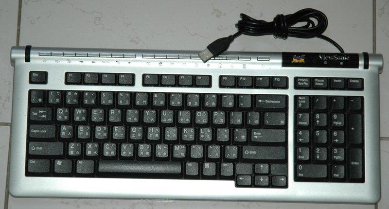 ViewSonic優派USB鍵盤 Model：KU709