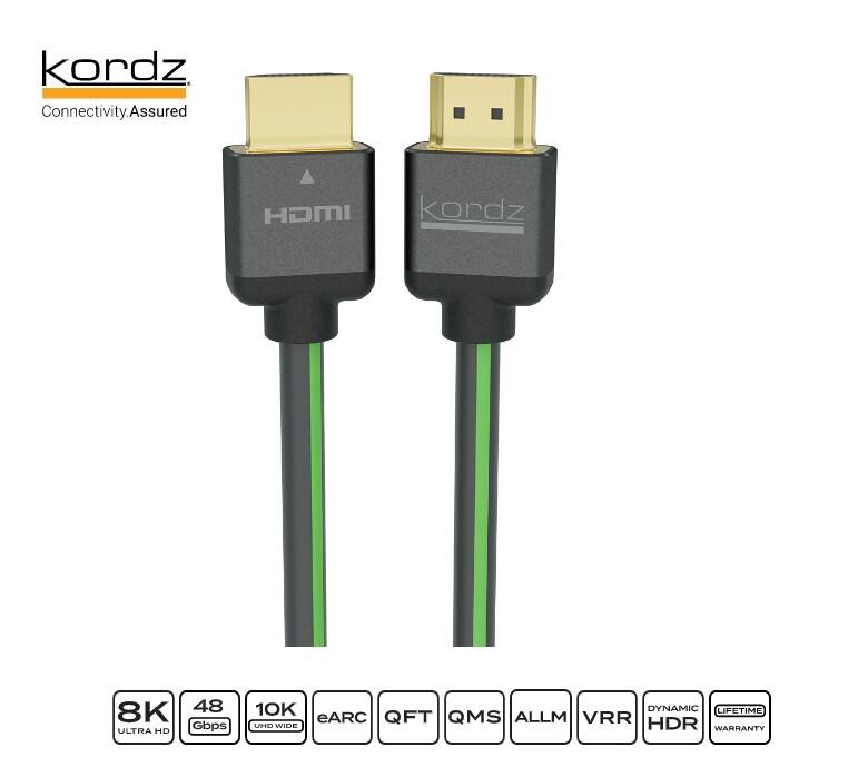 澳大利亞 Kordz Bravo 8K 高性能 HDMI 2.1 功能 傳輸線