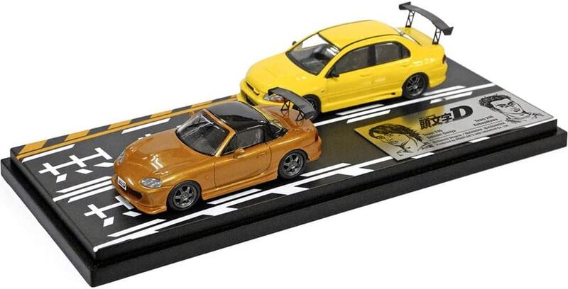 MODELER'S 1/64 頭文字d 大宫智史Road star& 小早川Lancer Evolution 