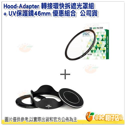 STC Hood-Adapter 轉接環 快拆 遮光罩組 + UV 46mm  適 RX100M6