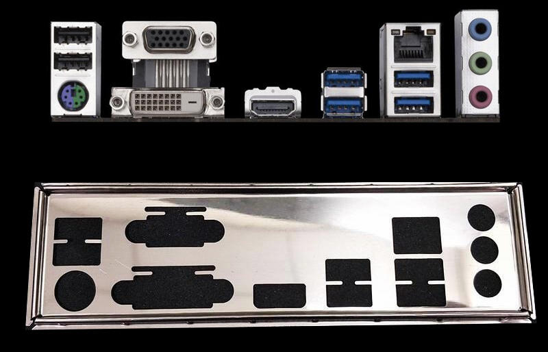 GA 技嘉 Z97M-DS3H、78LMT-USB3 1:1訂製 不銹鋼 後檔板 後檔片