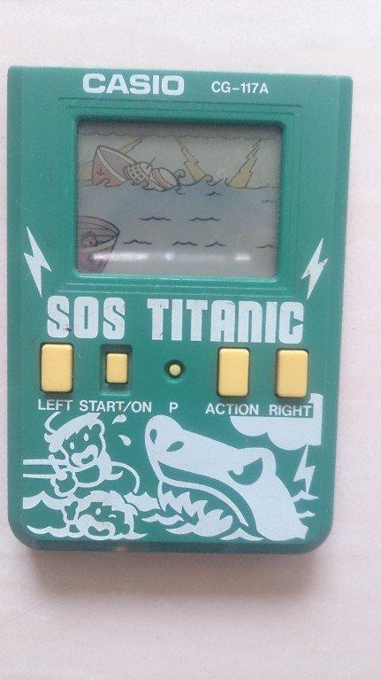 鐵達尼號 CASIO LCD GAME SOS TITANIC CG-117A - ORIGINAL BOX 