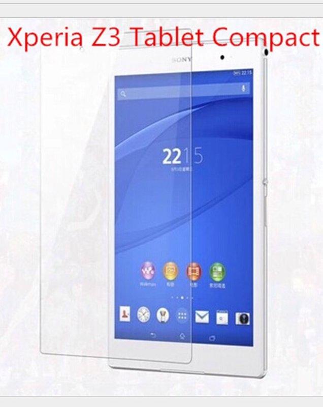 盒裝 9H直邊專用於 Sony Xperia Z3 Tablet Compact 平板 鋼化膜 玻璃貼膜(PIB平板鋼膜
