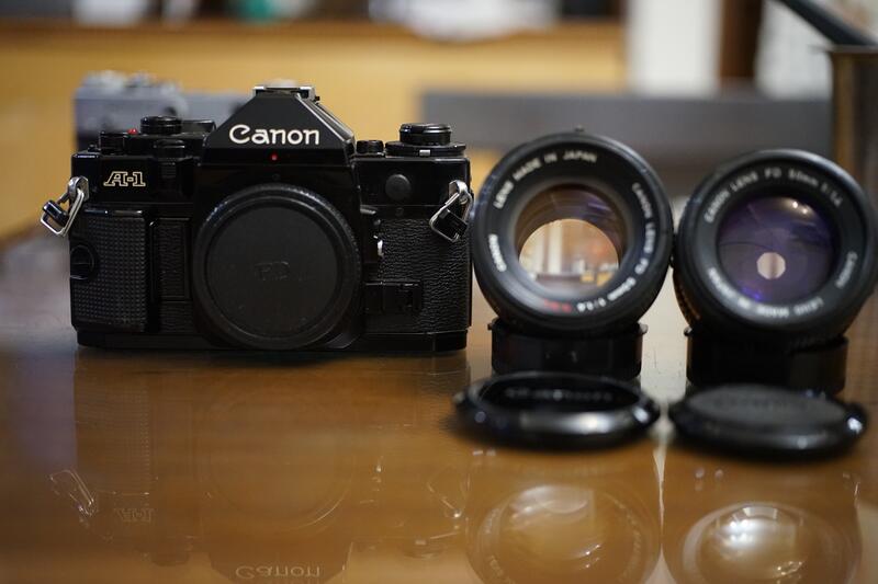 【售】CANON A-1旗艦機加購FD 50mm F1.4, F1.4 SSC鏡頭(AE-1 F1,AV-1, AE-1