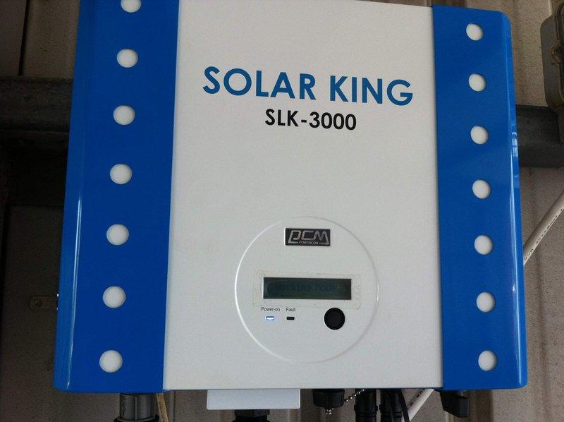 科風 SOLAR KING 太陽能發電用併網型逆變器 3000W SLK-3000台灣製造 五年保固 全新機 台灣製造