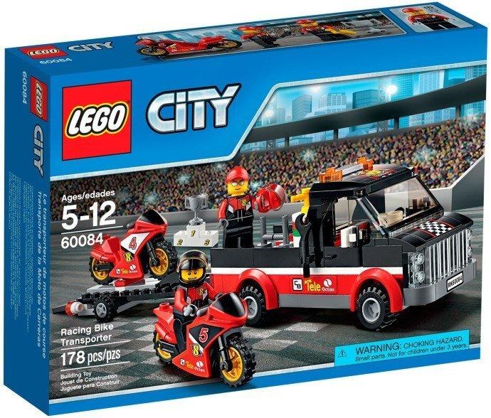 ☆玩具先生☆㊣ 樂高  LEGO  城市CITY系列~ 60084 競賽自行車運輸車  售899