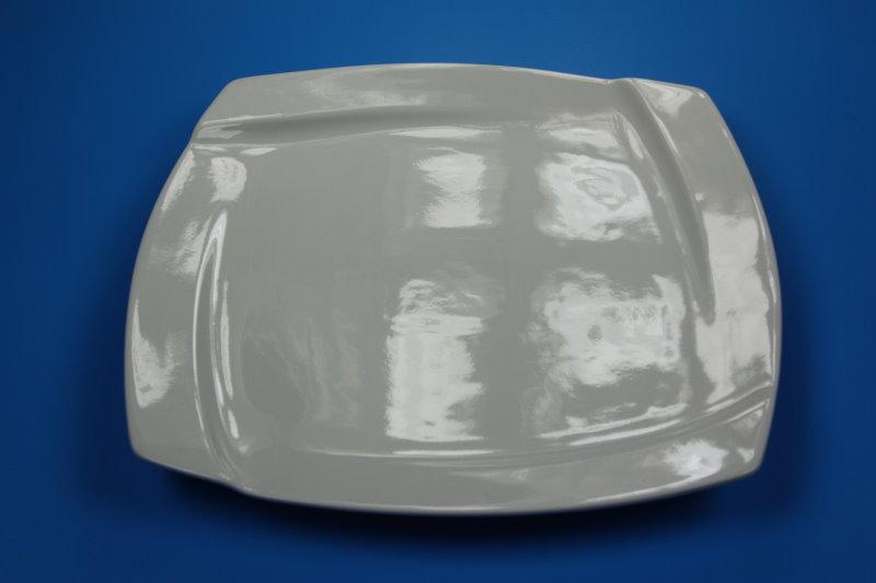 【萬象極品】12吋方折盤(610-白) ~ 好食材搭配好器皿 ~ 讓食物更加美味 ~
