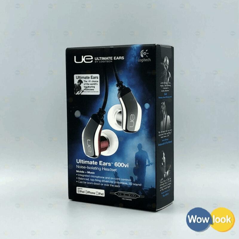 全新 Logitech Ultimate Ears UE 600vi 專業隔音耳機麥克風 通話按鈕 UE600vi
