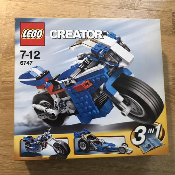 Lego 6747 CREATOR系列 3 in 1  Race Rider 全新未拆封