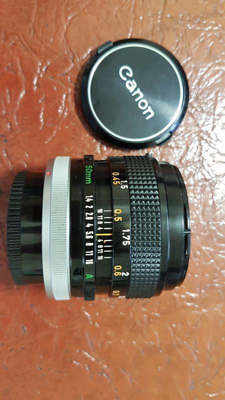 Canon Lens 50mm 1.4 FD接口 