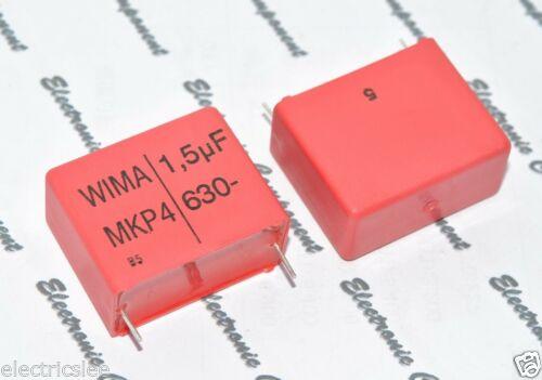 德國WIMA MKP4 1.5uF(1500nF) 630V 5% 腳距:27.5mm 金屬膜電容 1顆1標