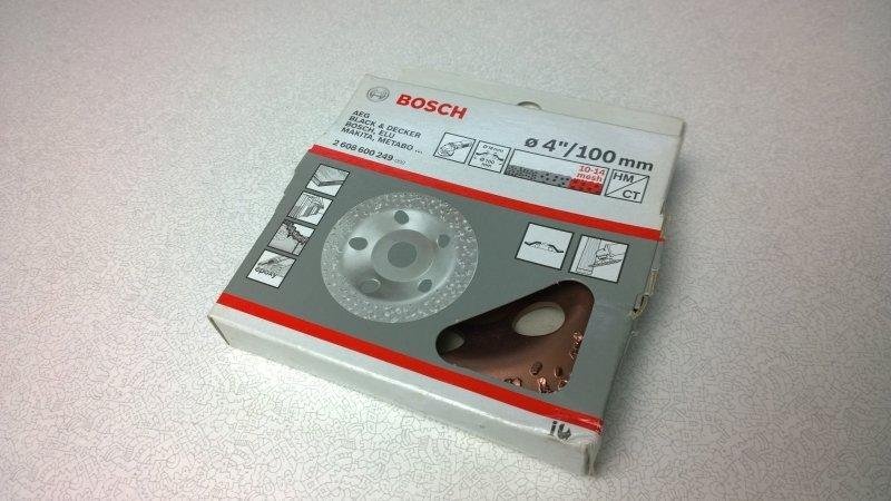 【木工DIY】博世 Bosch 4" 100mm 碳化鎢 砂磨盤 圓弧面 粗顆粒